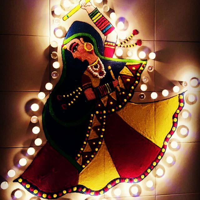 10 Divine Rangoli Designs for Navratri: Beautiful Rangolis To Welcome the  Goddess and Also Good Luck to your Home! (Updated 2020)