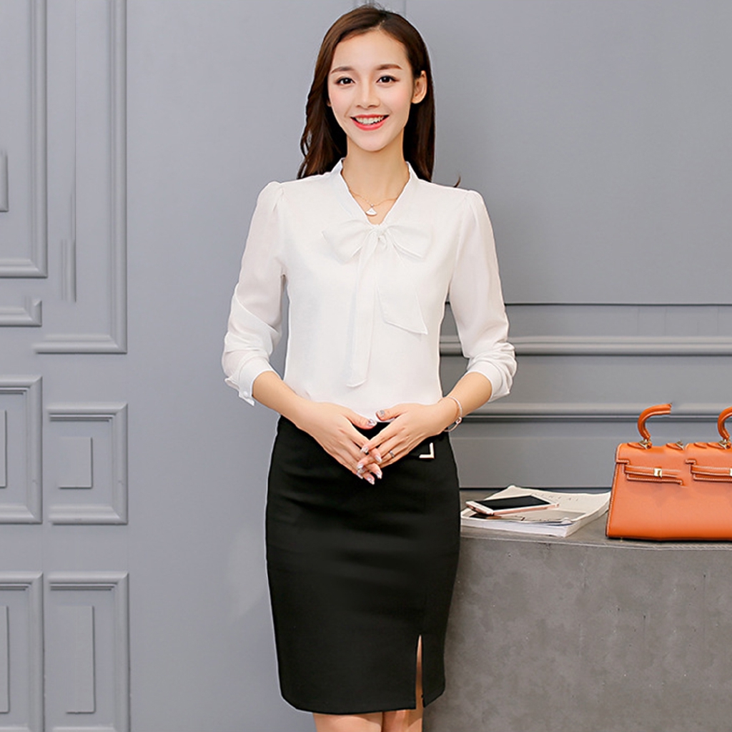 Women dress slim split professional work formal wear temperament elegant  intelle | eBay