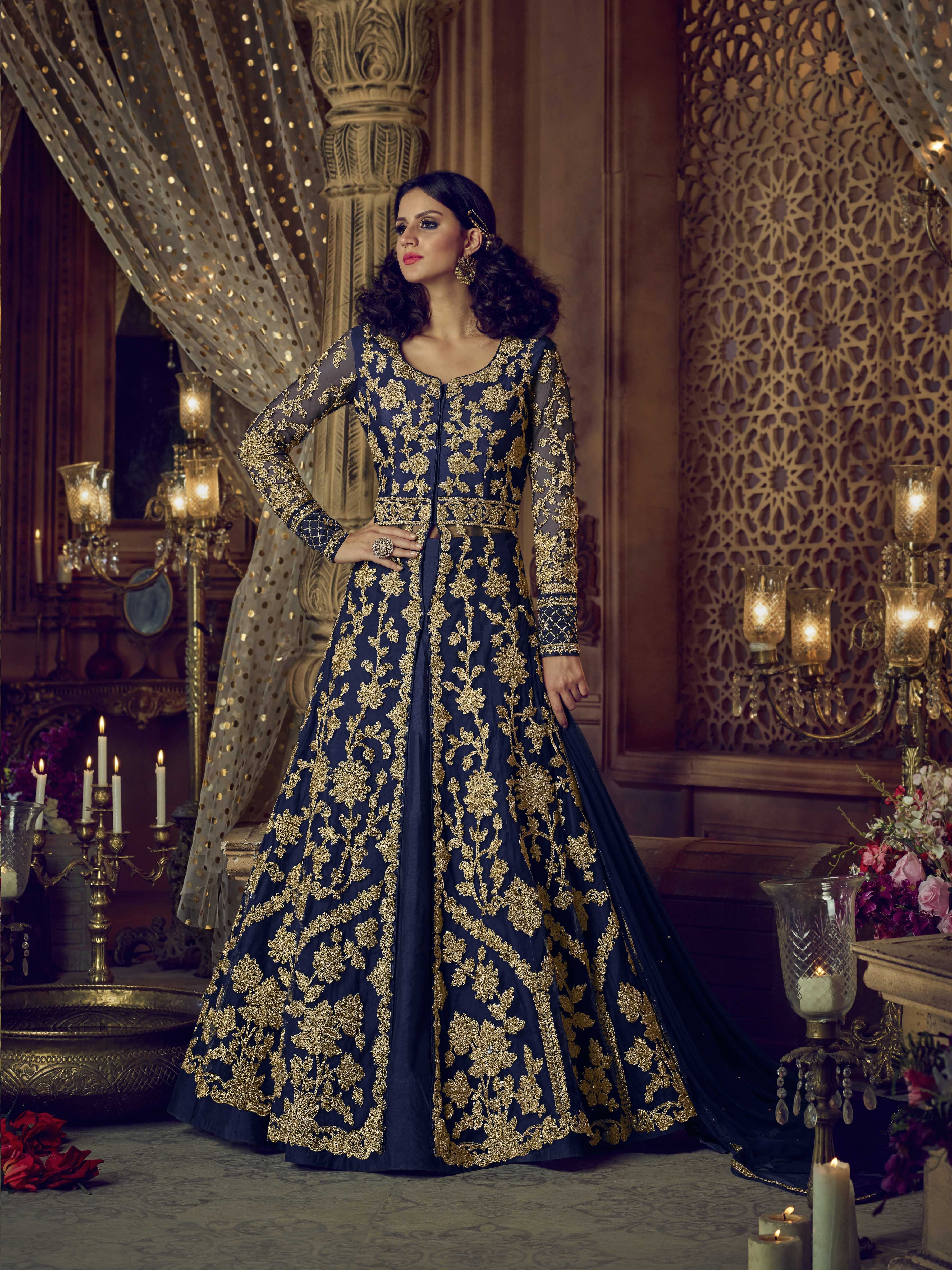 15 Latest Collection of Lehenga with Kurta Designs In India  Long blouse  designs Designer dresses indian Party wear dresses