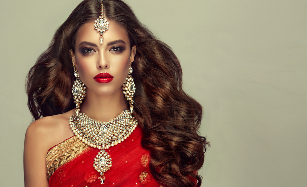 Anushka Sharmas Gold Sari  Anushka Sharmas Makeup  Hair Style  Vogue  India  Vogue India
