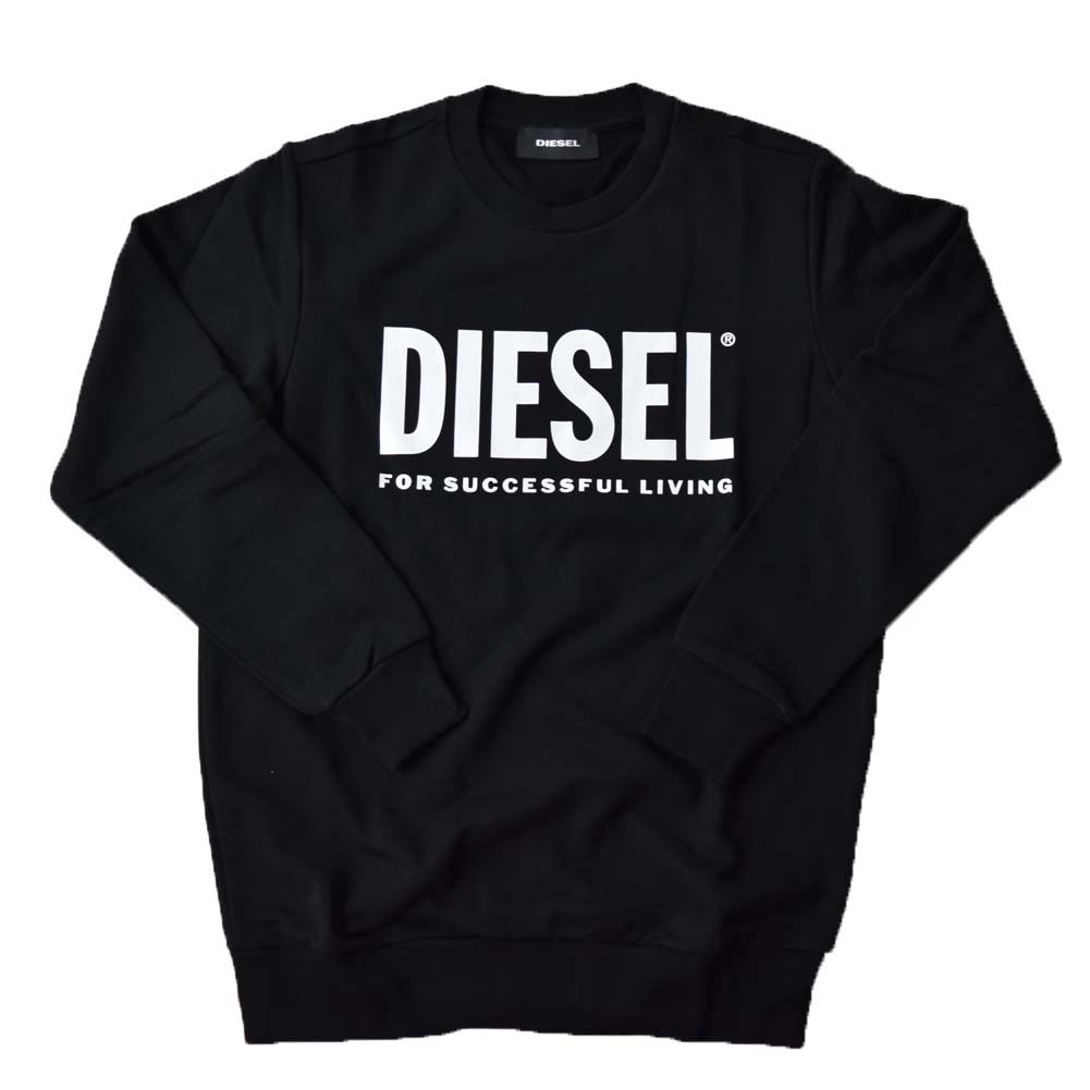 DIESEL ディーゼル スウェット トレーナー Dロゴ 長袖 (DIESEL