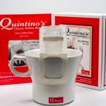 Kecintaan dan minat yang besar terhadap kopi membuat Joe Tarquinio mendirikan bisnis kopi. Pengalamannya selama puluhan tahun menikmati kopi membuatnya berkomitmen untuk menyajikan kopi dengan kualitas terbaik. Tidak hanya kopi, Quintino's juga menyediakan produk teh yang juga diolah dari teh pilihan.