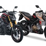 Bagi kebanyakan pria, motor gede atau biasa disebut moge jadi salah satu kendaraan impian karena selain tampilannya yang keren, motor tipe ini juga memiliki performa tangguh. Namun, menilik harganya yang lumayan menguras kantong dan terkadang tidak sesuai dengan medan yang ada, moge ini pun belum bisa didapatkan. Jangan cemas karena selain moge, ada pilihan motor berkapasitas 150cc yang tak kalah keren serta tangguh untuk Anda bawa berkendara seperti dalam referensi berikut ini.