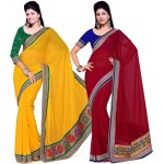 Finding good deals while saree buying is an obsession for many Indian women. Even more exciting? The idea of buying multiple saree combinations at a bargain price! Online websites put on attractive saree combos regularly but the choice can be bewildering. BP Guide India has gathered some of the best deals of saree combos, so check out to before you make your next purchase. 