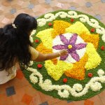 Pookalams are an essential feature of Onam the harvest festival of Kerala. An elegant mix of rangolis and flowers, the art of Pookolam is a wonderful way to celebrate the occasion and showcase creativity! Here’s a compilation of most beautiful Onam rangoli designs that we’ve come across so far and can be used for your next Onam decorations. 