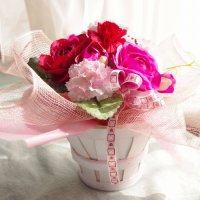 ポット (フラワーアレンジメント) 花の記念日プレゼント(お母さん・母)