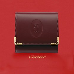 なボルドー Cartier カルティエ 小銭入れ コインケース wB6Lq-m90091297909 れ・コイン