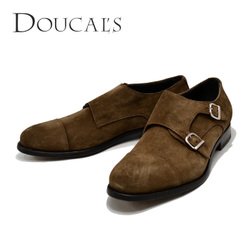デュカルス／DOUCAL'S シューズ ビジネスシューズ 靴 ビジネス メンズ 男性 男性用スエード スウェード レザー 革 本革 ブラウン 茶  YU1252 オックスフォードシューズ プレーントゥ マッケイ製法