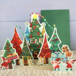 メッセージカード クリスマス 子供
