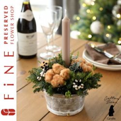 プリザーブドフラワーFiNE キャンドル