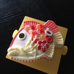 ケーキ（還暦祝い向き）