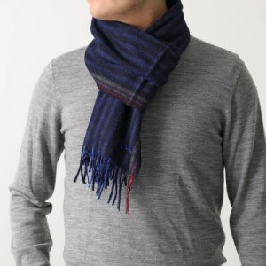 販売特売 ポール・スミス マフラー Paul Smith MEN SCARF REVERSE STRP