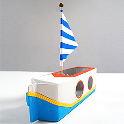  Cara  Membuat  Perahu  Mainan Dari  Botol  Aqua