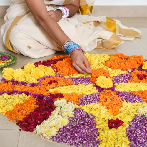 Learn How To Make Onam Pookalam Designs With The Help Of These Easy Illustrations 15 Onam Designs With Flowers 2020