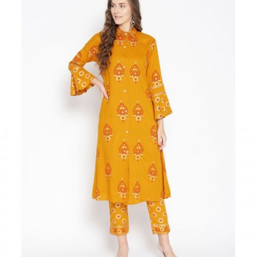 Designer Lucknowi kurti Pant set at Rs1299Piece in surat offer by green  leaf fashion