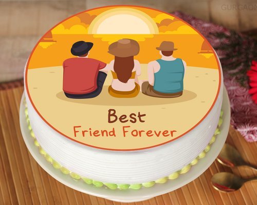 baketowncrush - To the 5 Years of Friendship💕👭 . Best Friends Forever Cake  in Mixed Fruit Flavour again❤ . . DM FOR ORDER / WHATSAPP💕 BAKETOWN CRUSH❤  . . . #cake #friends #