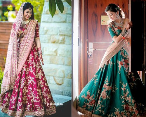 Lehenga Half Sarees Are A Great Way To Flaunt The Navel So If You Ve Been Working On Toning Your Midriff These Are The Dresses To Wear On A Special Occasion