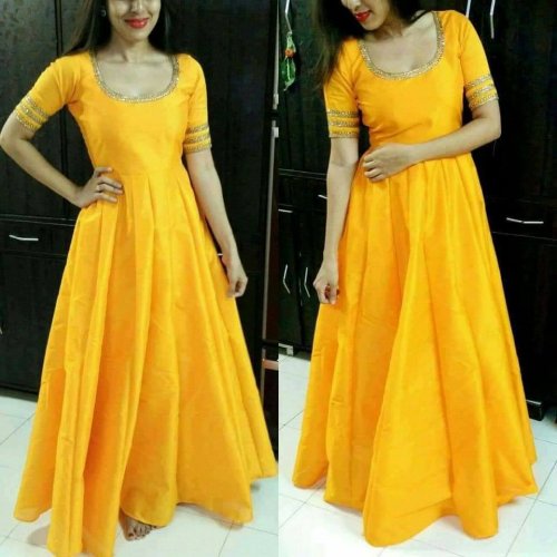yellow kurti dress