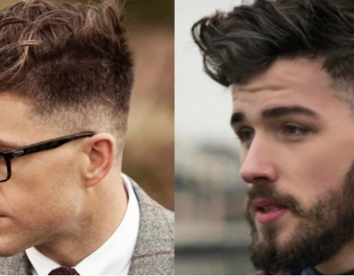 Men Hairstyle Moustache Beard Insert facephoto