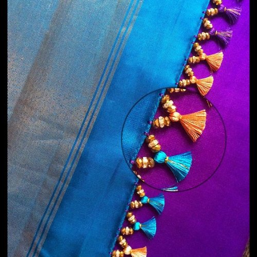 Wedding Silk Saree Tassel Kuchu | Saree tassels, Saree kuchu designs, Saree  tassels designs
