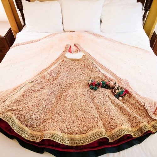 Sabyasachi Inspired wedding Ivory Lehenga Ready To Dispatch Original Kshkin  | eBay
