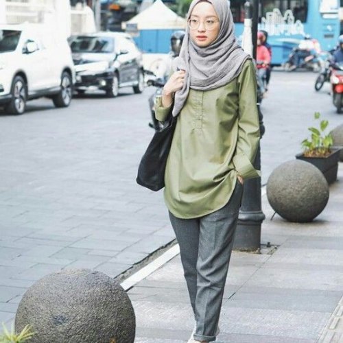 Model Baju  Hijab Santai  Modern Style Fashion Terkini  