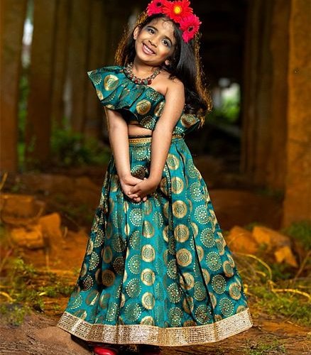 Baby girl 2024 lehenga choli cutting