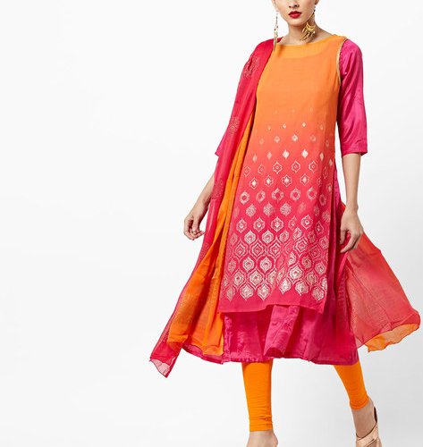 kurta back neck design