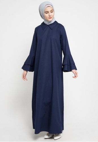 Jilbab Yang Cocok Untuk Baju Biru Navy