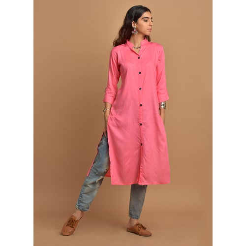 long shirt style kurtis