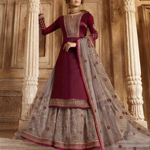 Give the Blouses a Break, Wear Long Kurtis with Lehengas. All You Need to  Know About the Latest Lehenga Trend and 10 Lehengas with Long Kurtis to Buy  Online (2020)