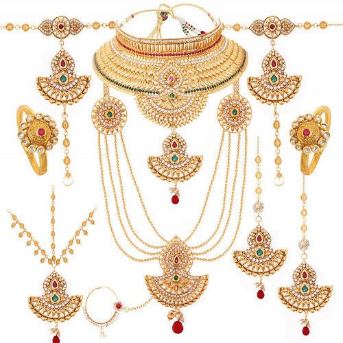 Buy Lehenga Necklace Set Online In India - Etsy India-seedfund.vn