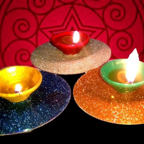 Buy Two Decorative Marble Diyas Online in India at Best Price - Modern  Pooja Essentials - Spiritual - - Furniture - Wooden Street Product