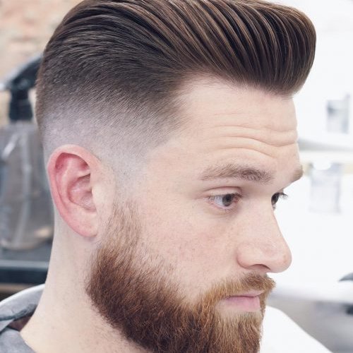 Oval Face Perfect Hairstyle For Men - 1.1 textured quiff + high bald