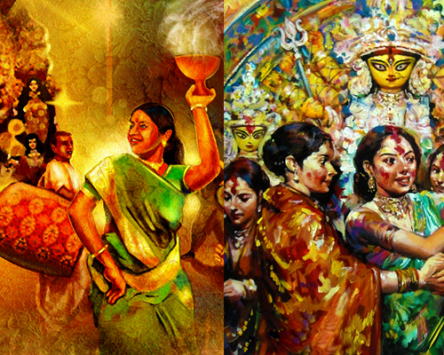 Day 6 - Durga Maa Crafts - Artsy Craftsy Mom