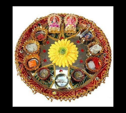 How To Decorate Pooja Thali At Home - Pooja Thali Decorations At Home