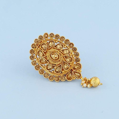 Buy Gold Plated Traditional Saree Pin For Women | Designer Brooch Pins For  Fancy Women | Bridal Wedding Pins Online | Anuradha Art Jewellery
