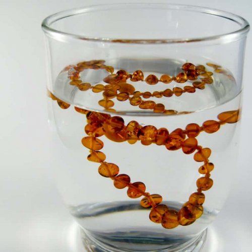 original amber teething necklace