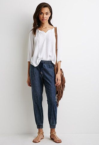 Celana Jeans Jogger, Buat Wanita yang 