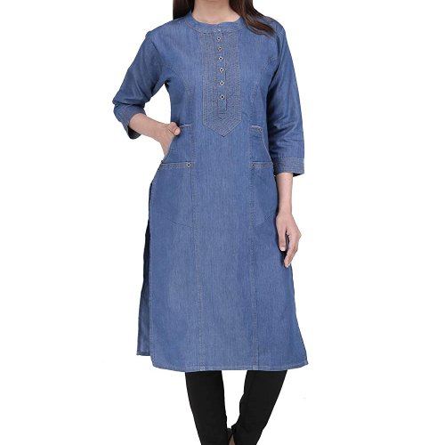 Denim kurtis flipkart sale