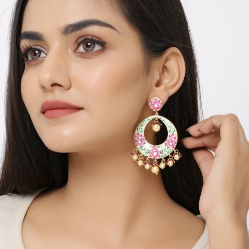 earrings for lehengas