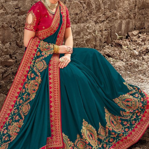10 Gorgeous Sarees For Engagement That Will Make You The Most Beautiful Bride To Be 2019 This outfit is totally made for your engagement look as it is a small and intimate ceremony where you opt for something breezy, light and trendy. 10 gorgeous sarees for engagement that