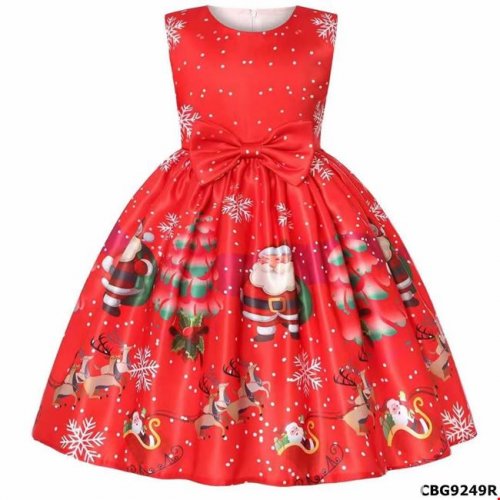 Váy Noel Đỏ Phối Nơ Trắng Cho Bé 2 Tuổi Giá Tốt - BBCosplay.com