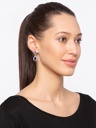 Flipkartcom  Buy Manka Jewels Stylish Black Beauty Earrings for Women  Girls  Traditional Party wear earrings for girls  flower earrings   stylish earrings for girls western  modern earrings western