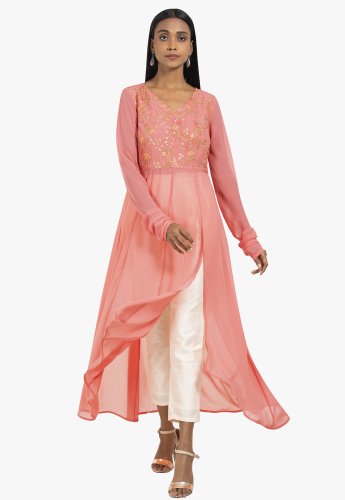 limeroad georgette kurtis