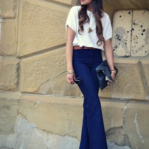 bell bottom jeans flipkart