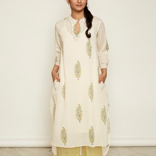 Printed Large Fancy Cotton Kurtis at Rs 497 / in Ahmedabad, Gujarat - Renil  Creation