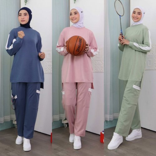 baju nge gym wanita hijab