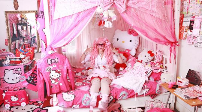 75+ Gambar Kursi Sofa Anak Hello Kitty HD