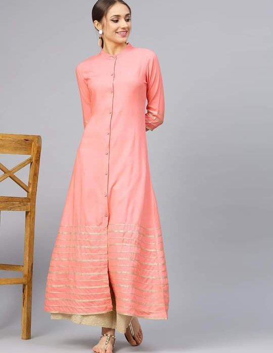 Share 94+ long frock kurti with jeans - thtantai2